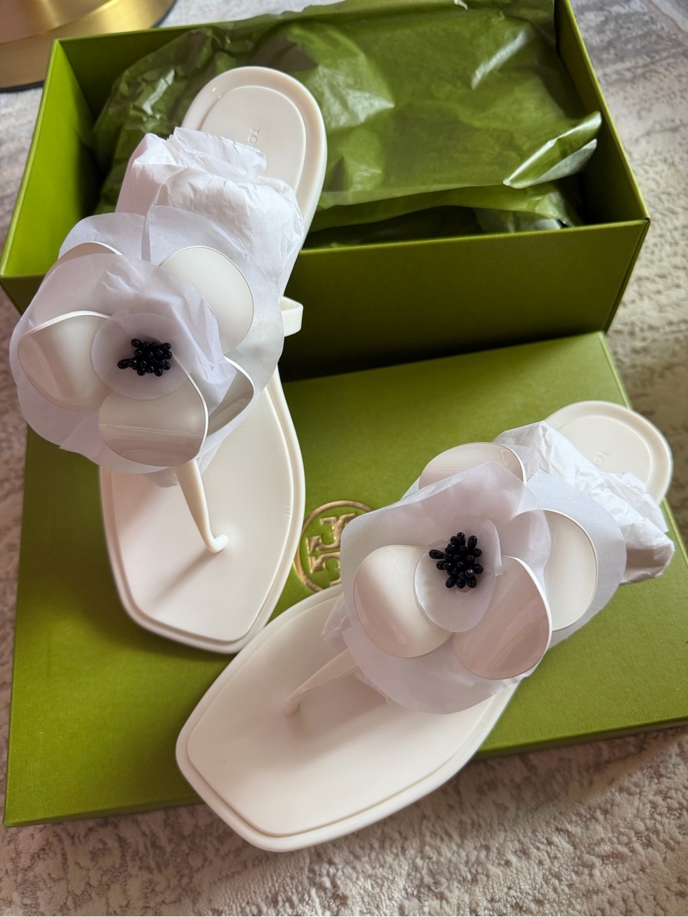 Tory Burch Floral Thong Sandals - Picture 4 of 8